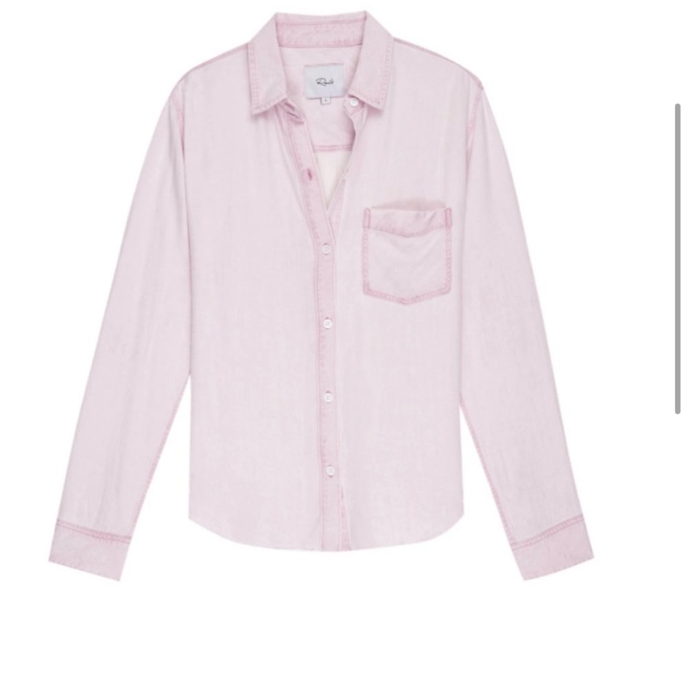 Rails - Ingrid Raw Button Up Long Sleeve In Dusty… - image 3